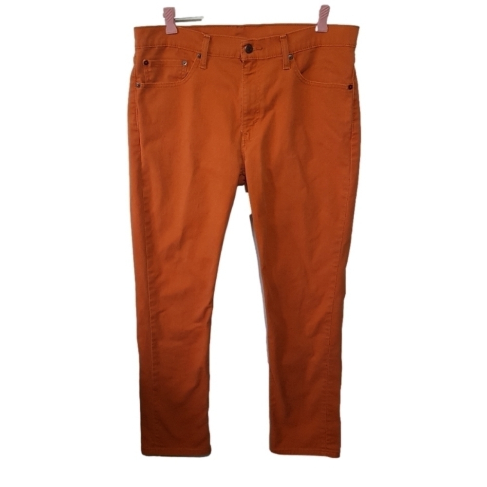 Levi's 511 Burnt Orange Straight Leg Jeans